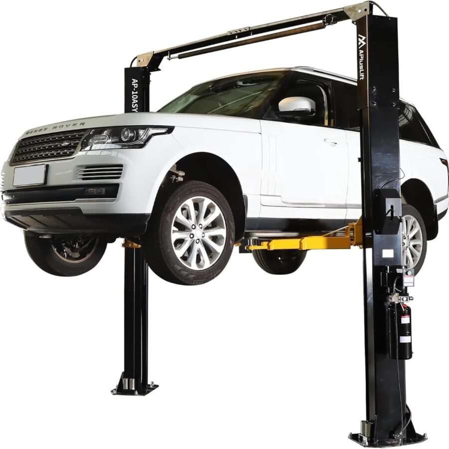 APlusLift HW-10KOH-A 10000LB Two Post Overhead Clear Floor Car Lift