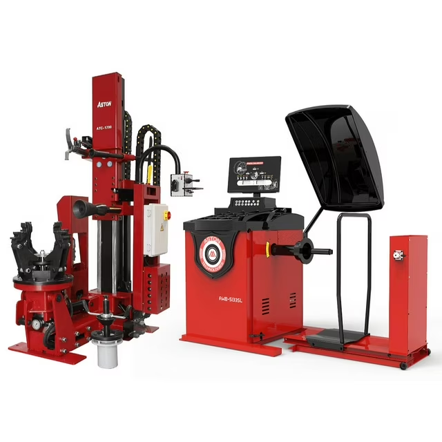 Aston Technologie LKW/Bus/Leicht-LKW/PKW Reifenmontiermaschine Kombigerät Vollautomatisch 3700-5133